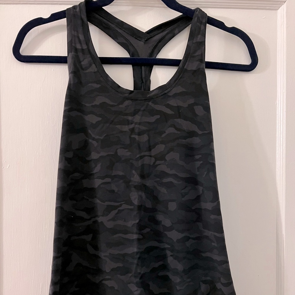 Camo Lululemon Racerback Tank size 8